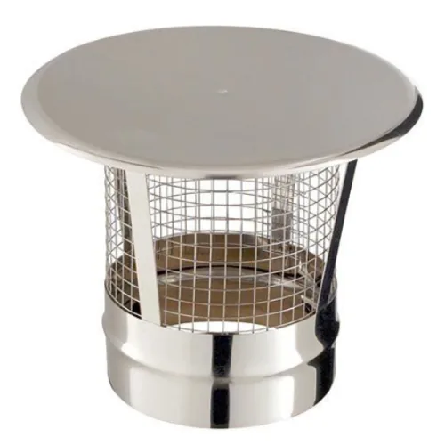 Chapeau de toiture inox 304 — extraction CHR