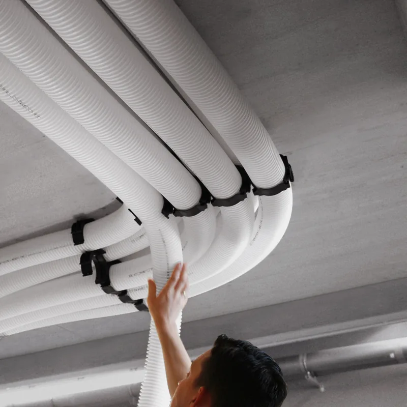 Conduit PEHD double flux Ø 90