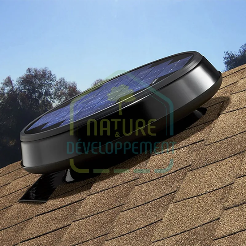 Extracteur d'air solaire de toiture