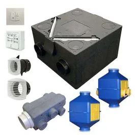 Kit VMC double flux hygroréglable complet