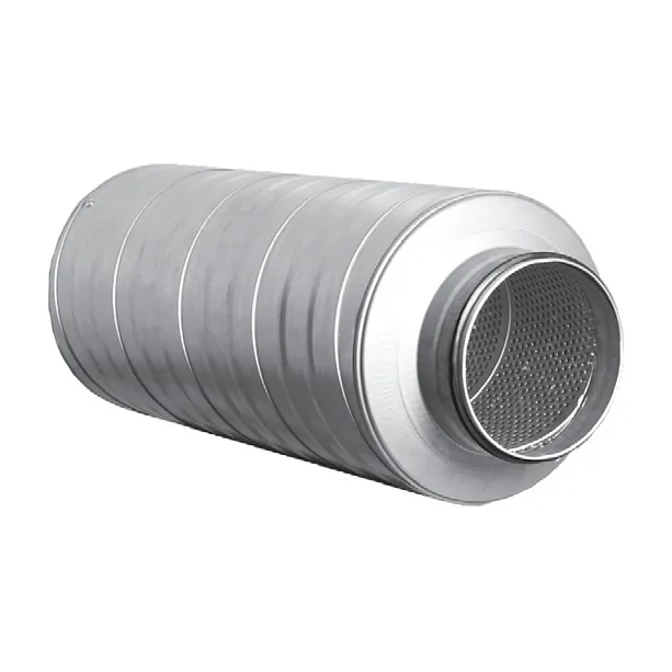 Silencieux circulaire compact — isolation 25 mm