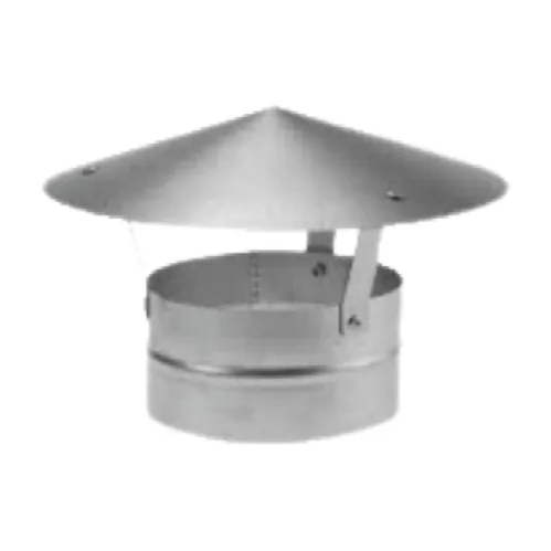Chapeau de toiture pare-pluie galva Ø 125