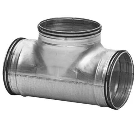 Té réduit 90° galva