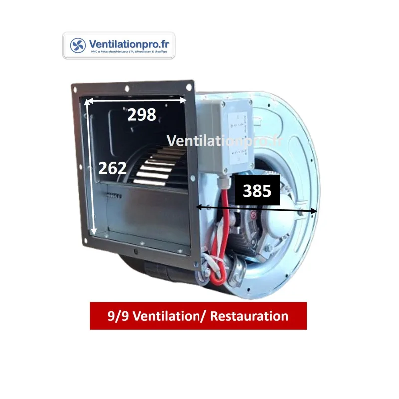 Moteur de hotte professionnelle
