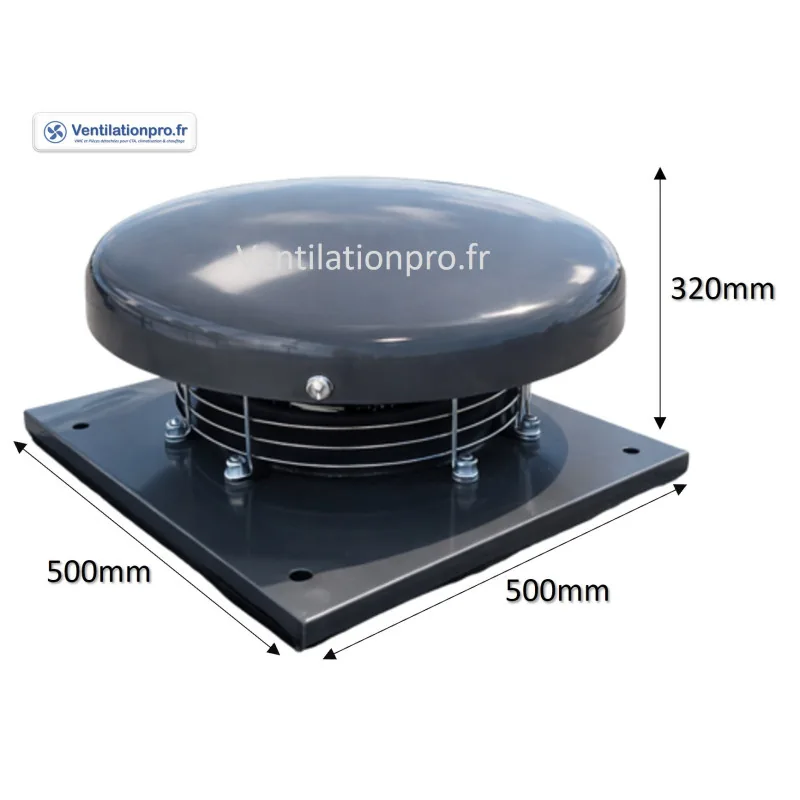 Tourelle d'extraction basse conso EC