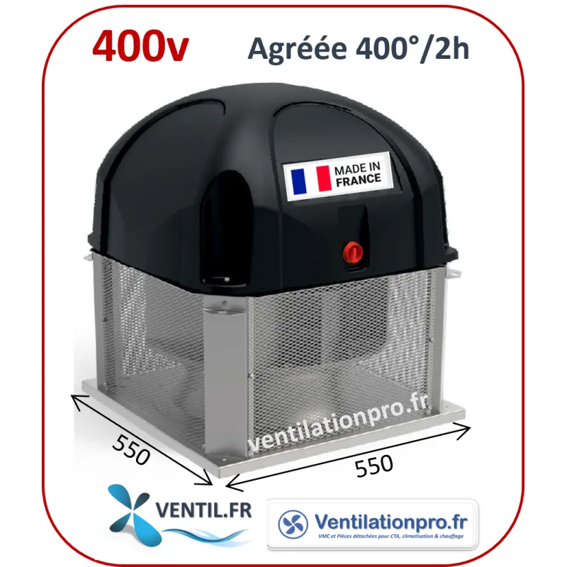 Tourelle d'extraction de toiture