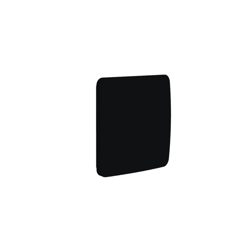 Bouche VMC design ronde noire Ø 80/100/125
