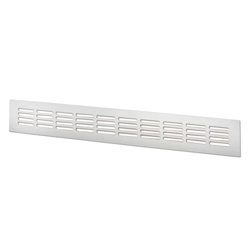 Grille d'aération décorative inox brossé design